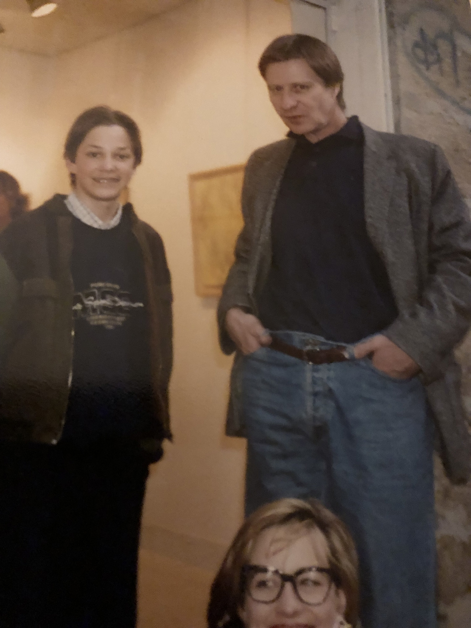 Louis Cane et Hélène Trintignan